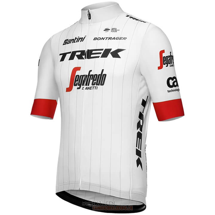 Trek Segafredo Langarmtrikot 2018 und Lange Tragerhose Tour de France Wei Rot
